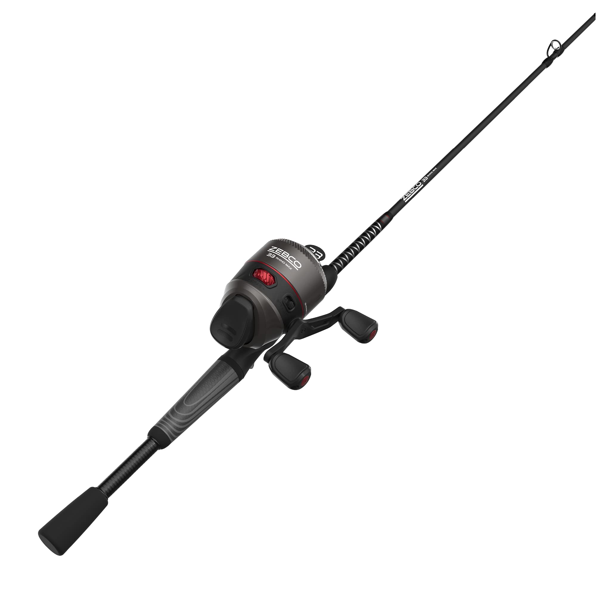 Amazon | Zebco 33 Rhino Tough スピンキャストリール 2ピース釣り竿